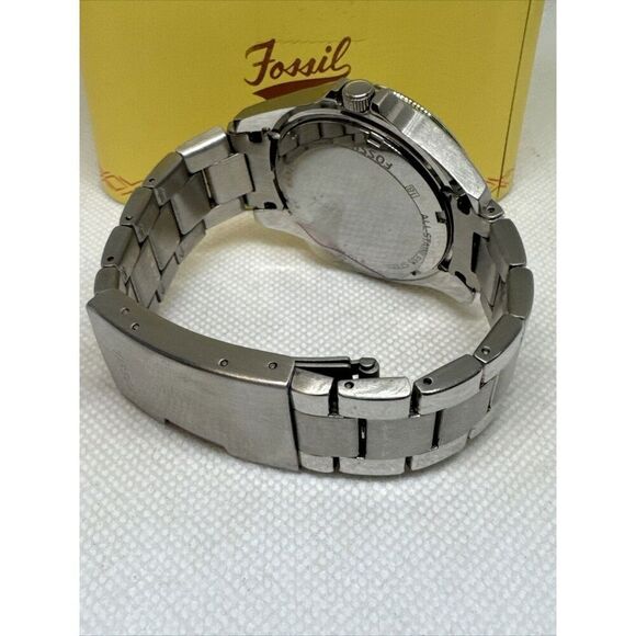 Fossil Riley ES3202 Women Silver Stainless Steel Analog Dial Quartz Watch JNA12 - Picture 11 of 12